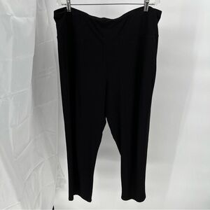 Habitat Clothes To live In Pull On Pants Size XXL Stretch Black Pockets Straight